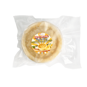 Traditional Sticky Rice With Mung Bean – Young Coconut – Durian | 17.6oz (500g)