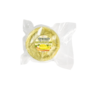 Pandan Leaf Sticky Rice With Mung Bean – Young Coconut – Durian | 17.6oz (500g)