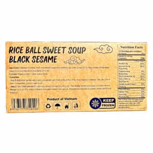 Rice Ball Sweet Soup –  Black Sesame | 7.05oz (200g)